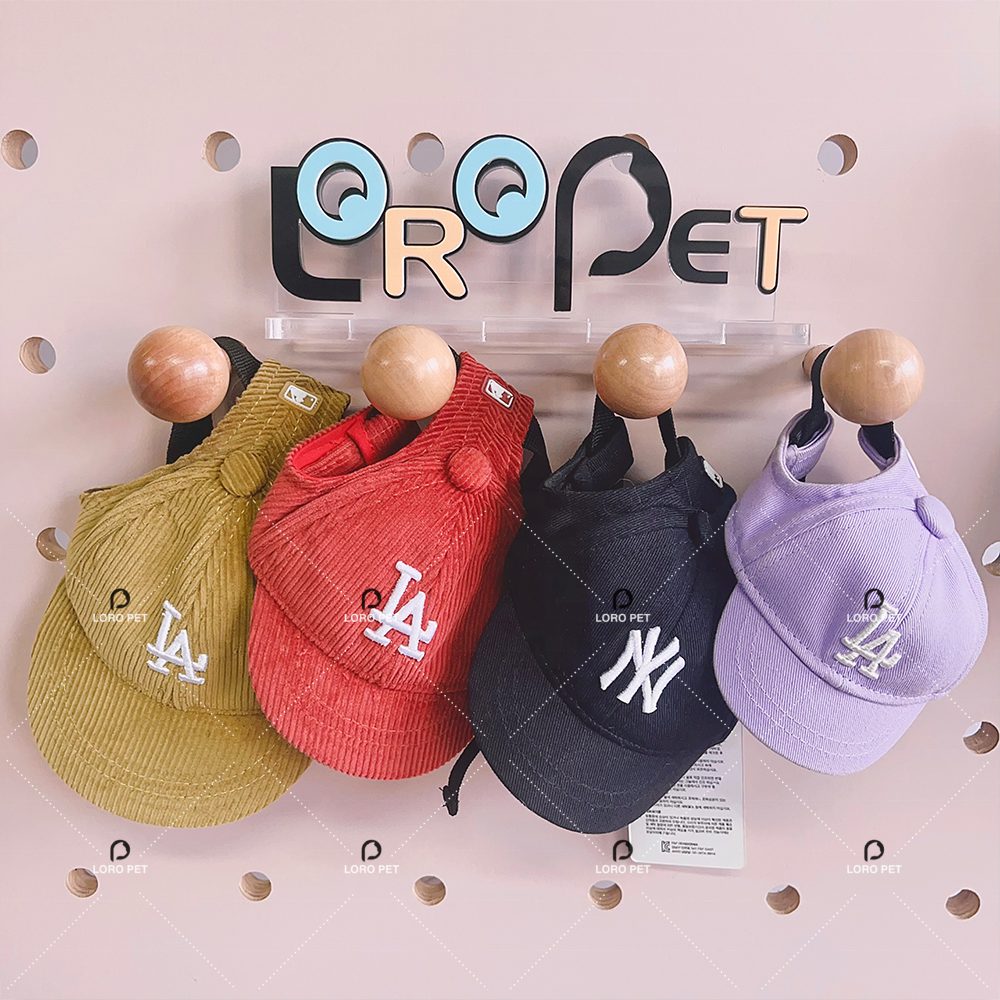 Dog Baseball Cap with LORO PET Brand Logo