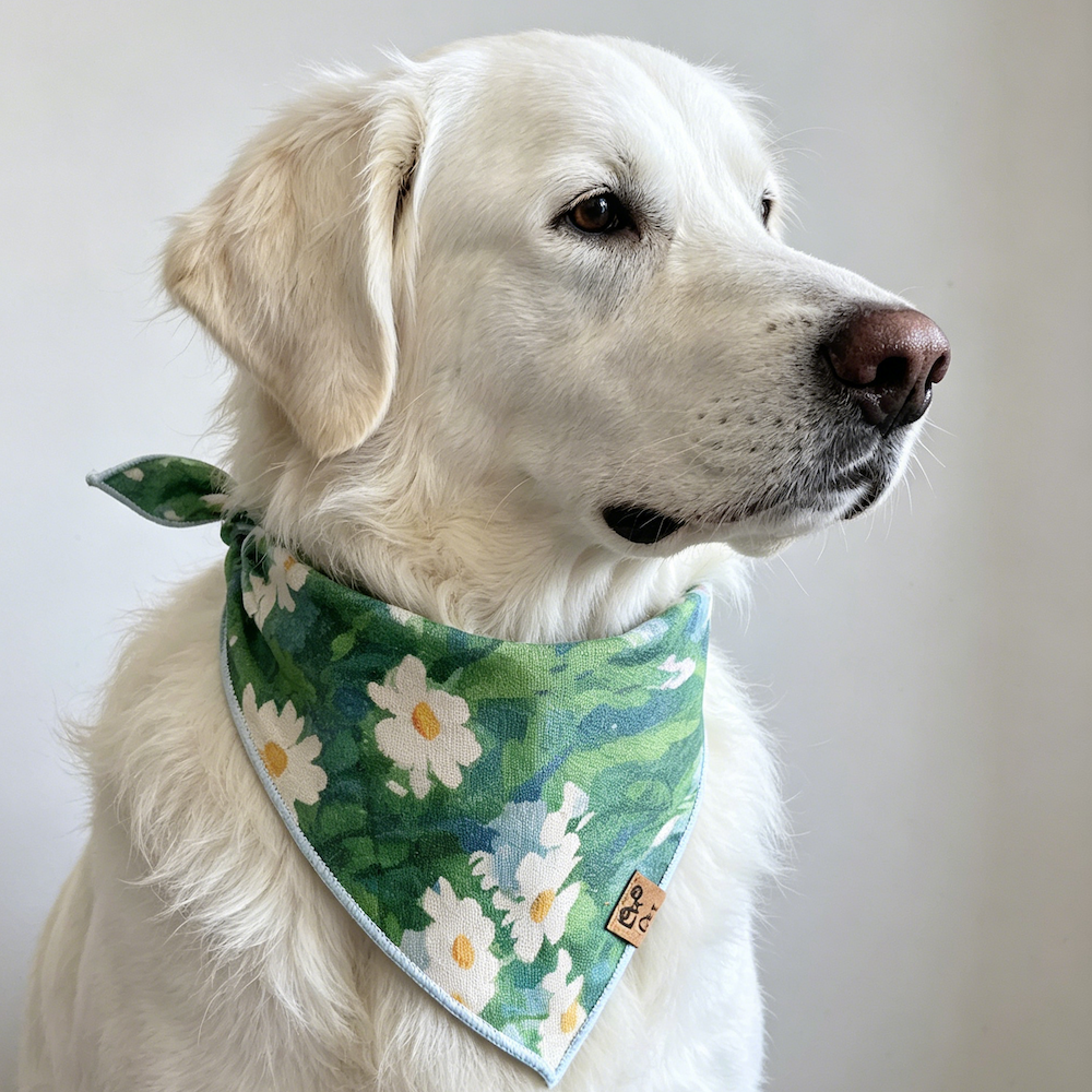 High-quality 100% pure cotton Dog Bandana