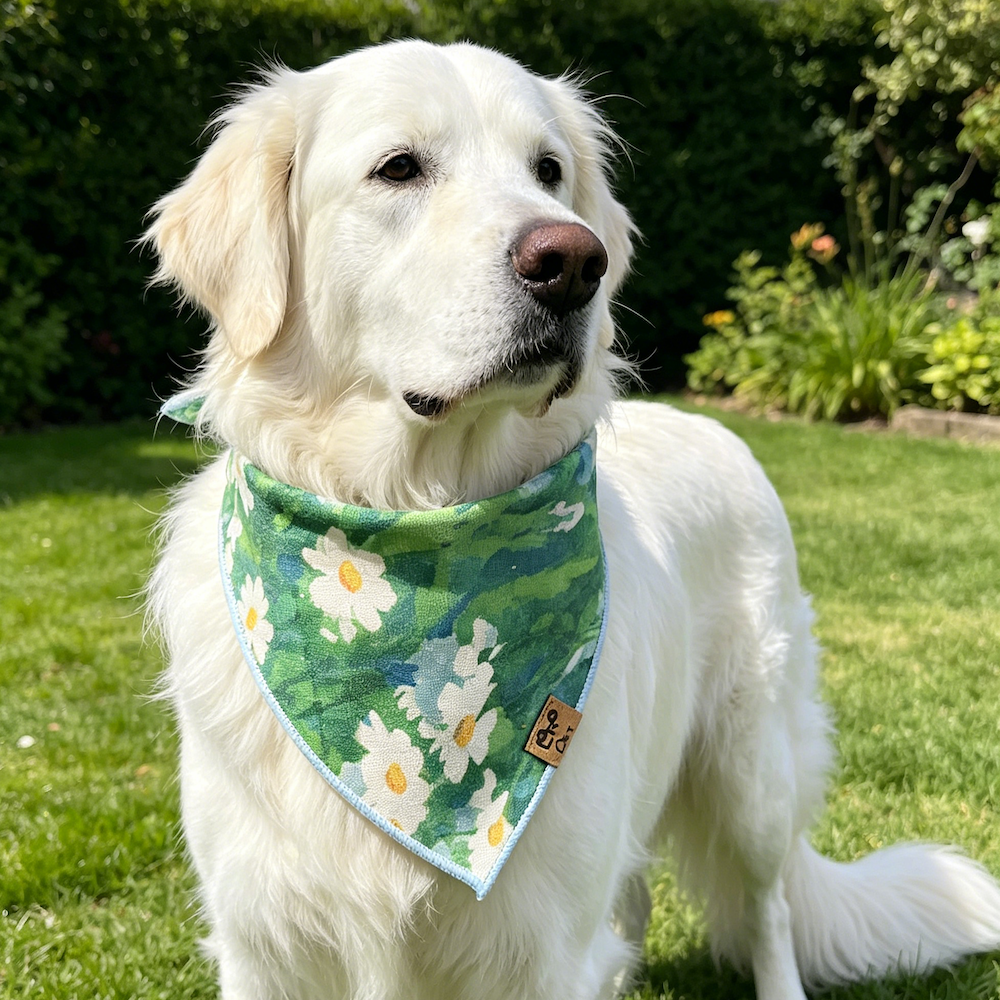 High-quality 100% pure cotton Dog Bandana