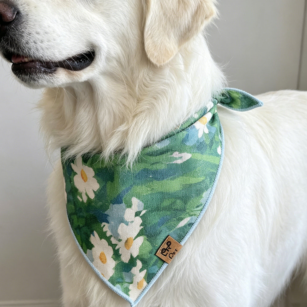 High-quality 100% pure cotton Dog Bandana